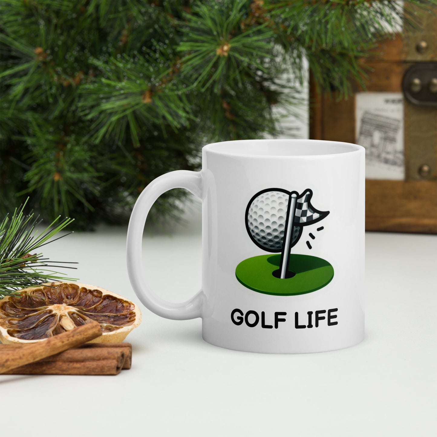 Golf Life - White Glossy Mug