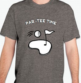 PAR-TEE TIME, Unique Golf Design T-Shirt, Casual and Comfortable Everyday Wear