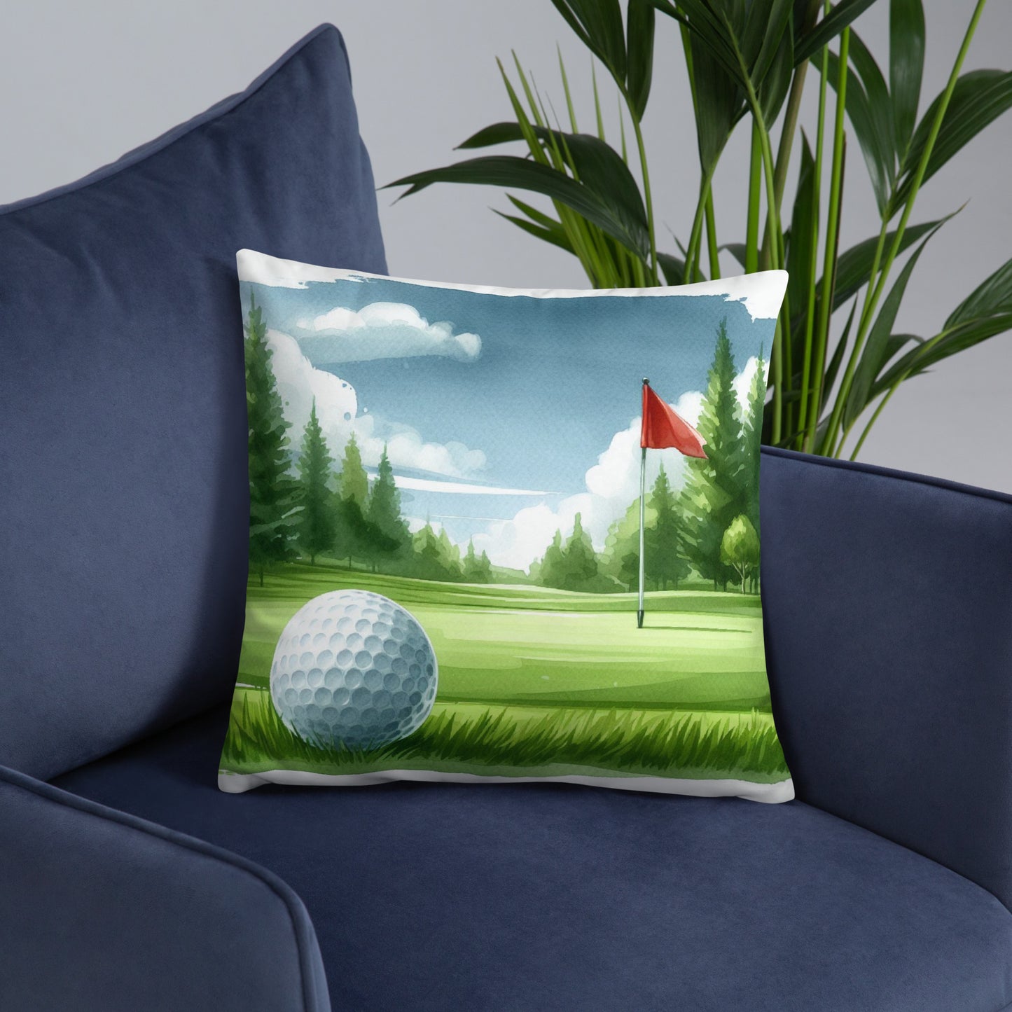 Golf Design Accent Pillow