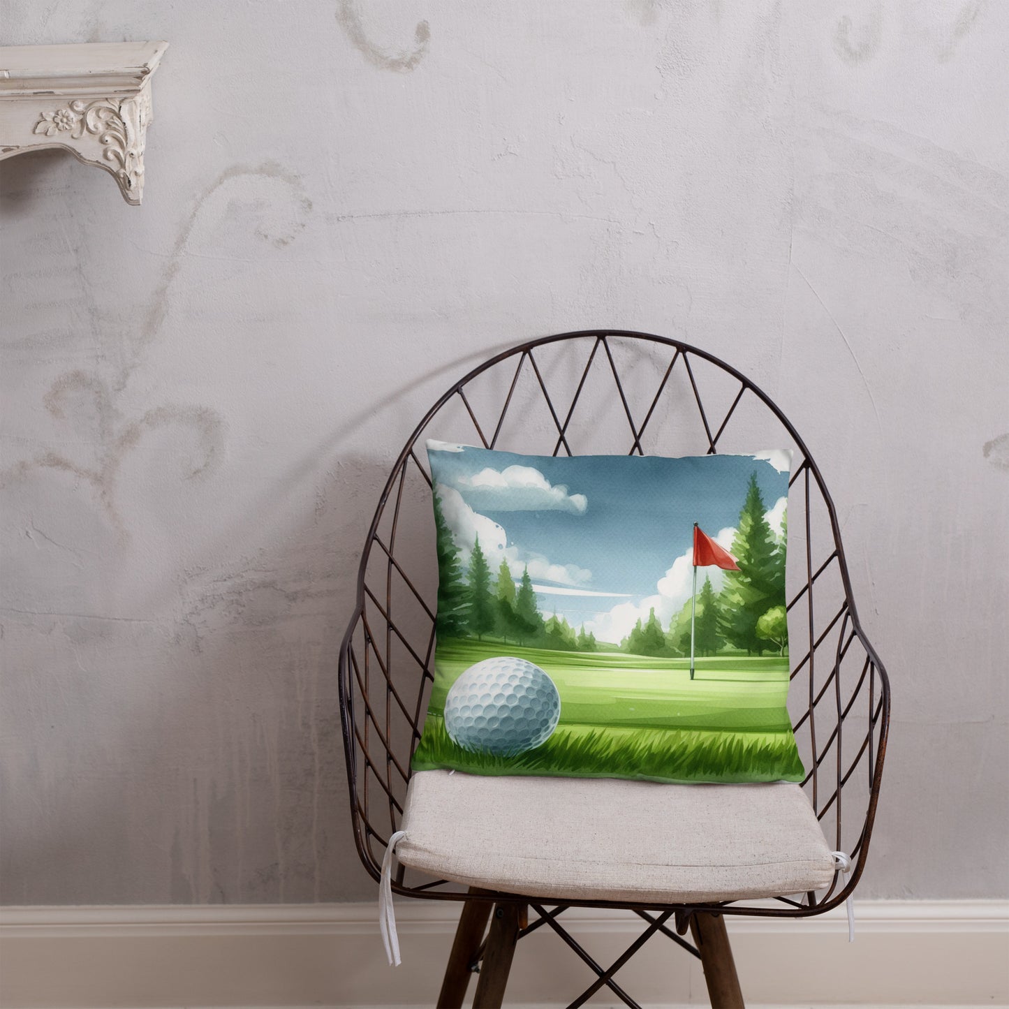 Golf Design Accent Pillow