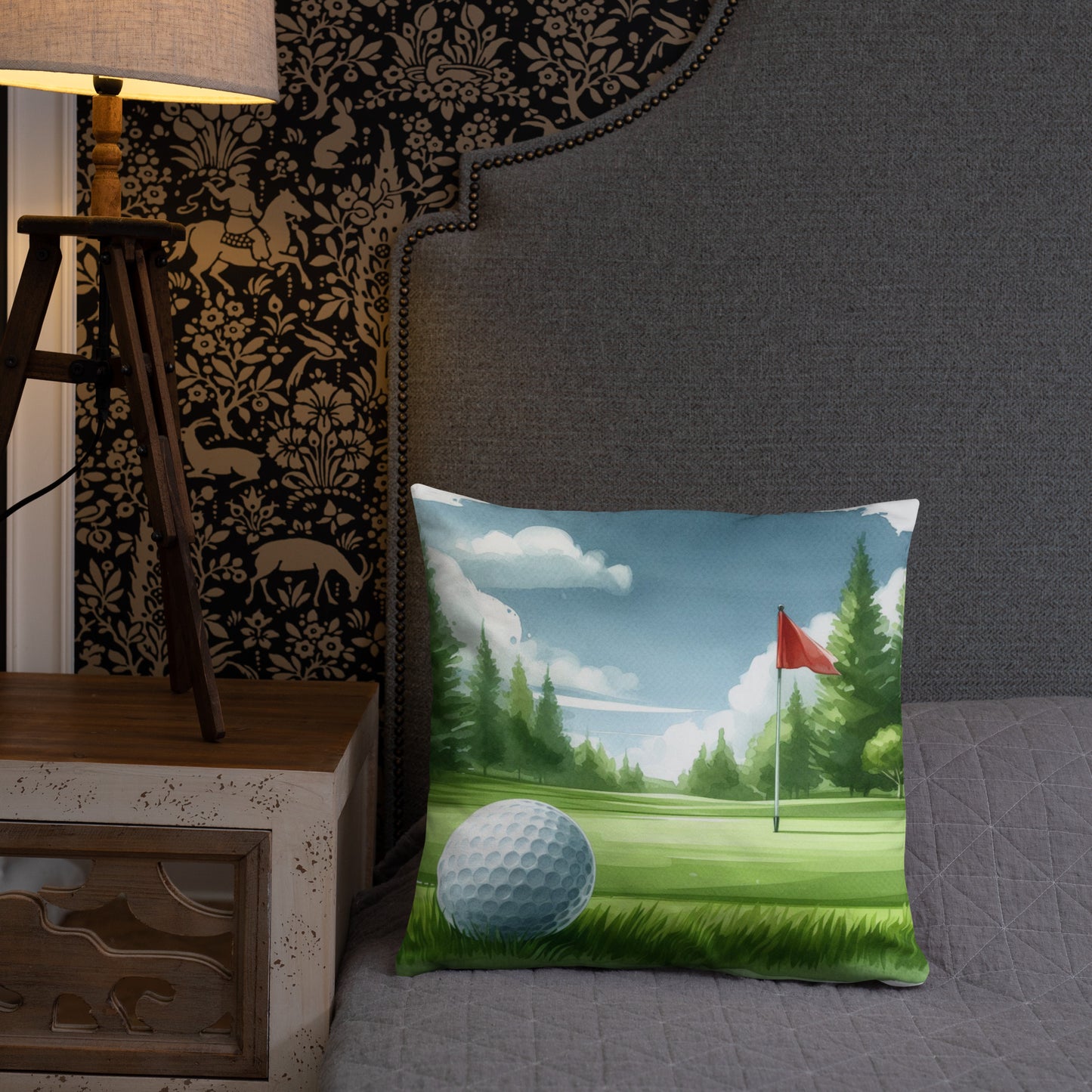 Golf Design Accent Pillow