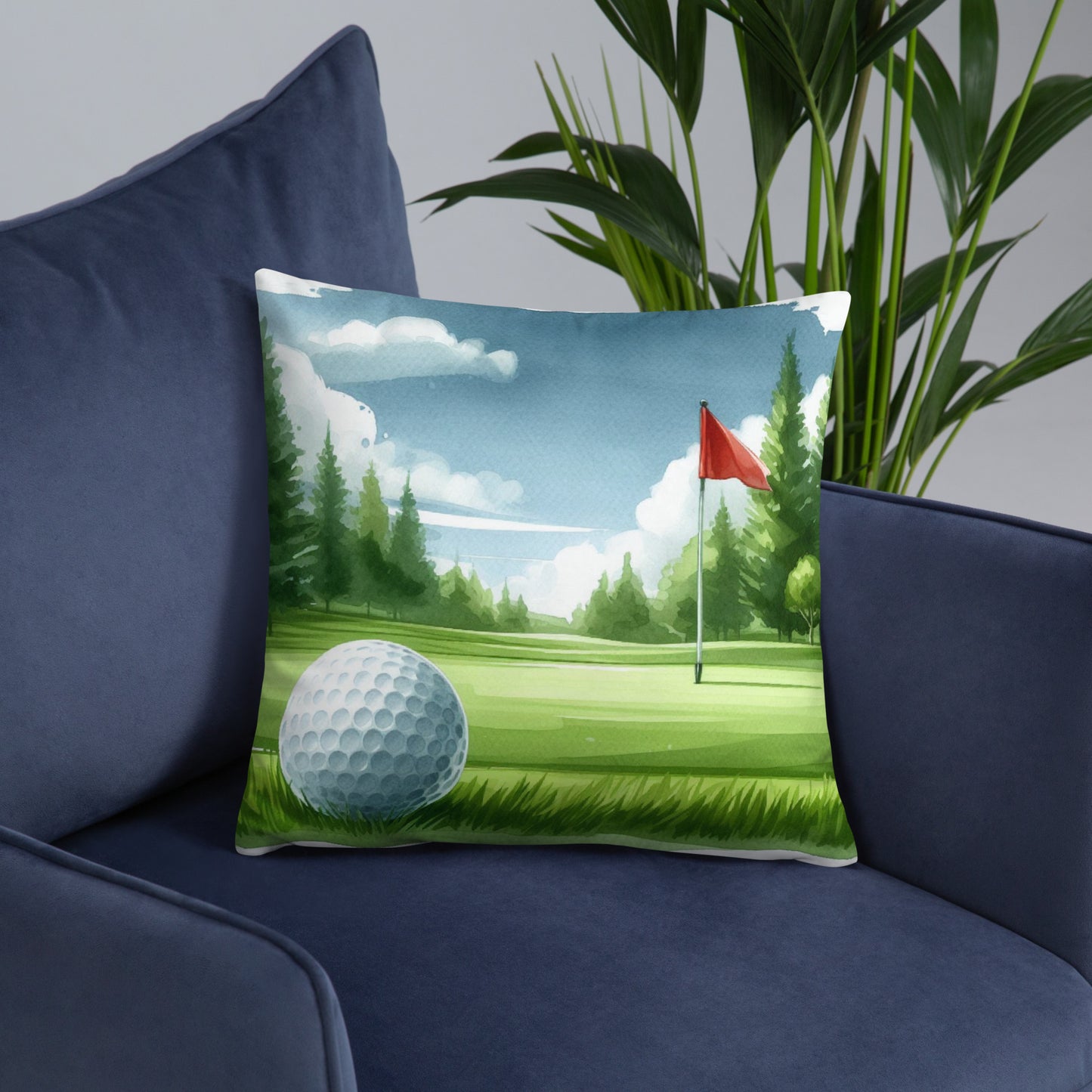 Golf Design Accent Pillow