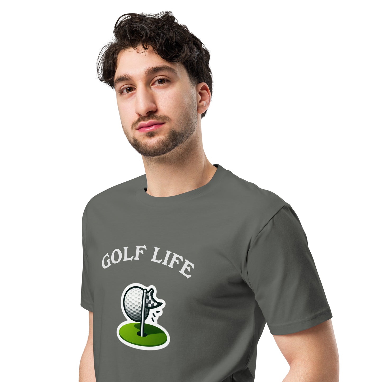 Golf Life Graphic Design - Unisex Premium T-Shirt