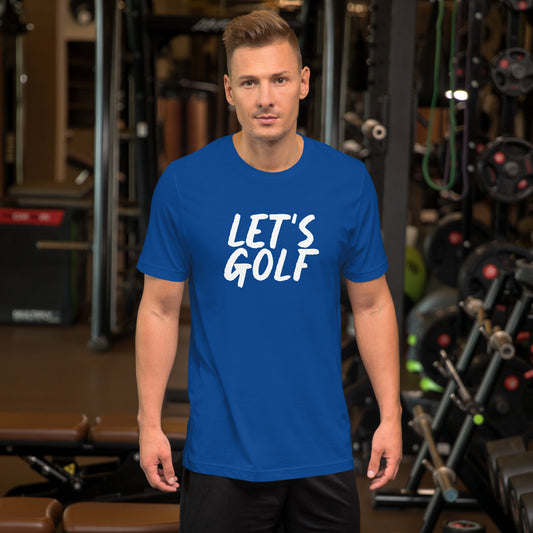 LET'S GOLF - Unisex t-shirt